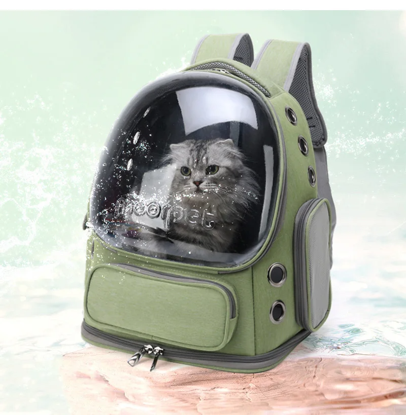 Dierenvervoer Rugzak - TravelPaws - Transparant Ontwerp - Ademend Comfort