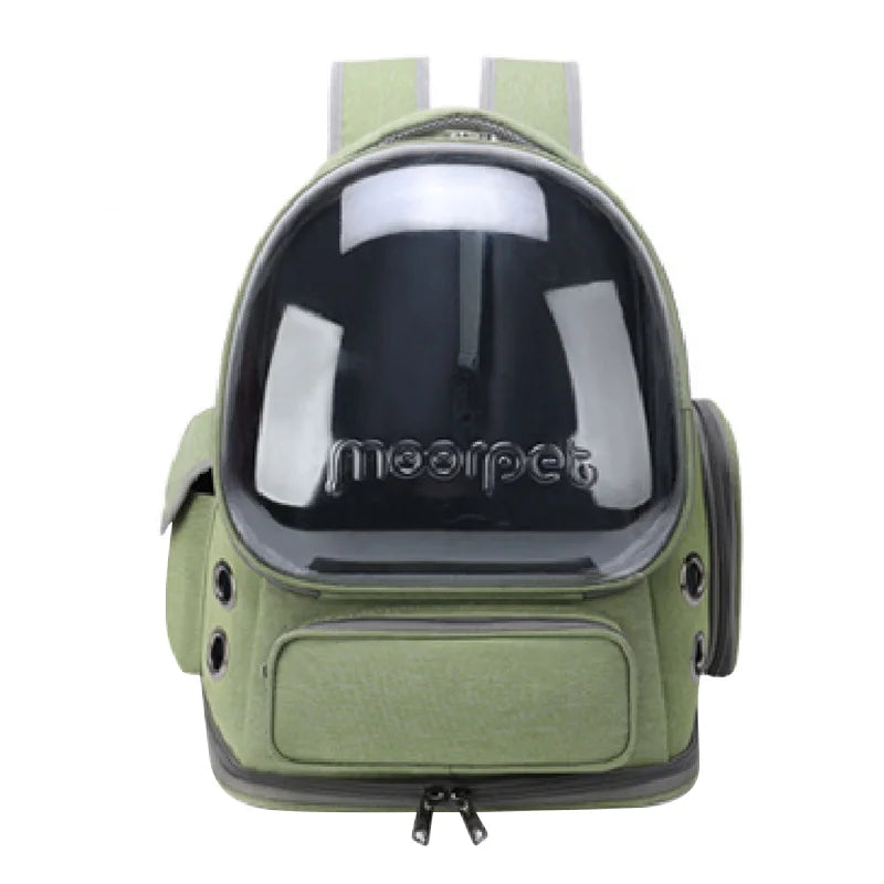 Dierenvervoer Rugzak - TravelPaws - Transparant Ontwerp - Ademend Comfort