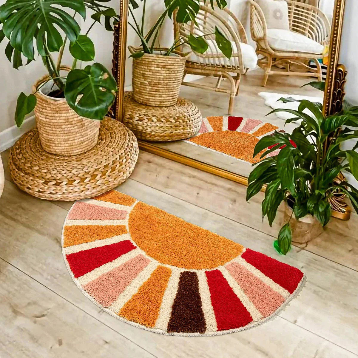 Deurmat - SunBurst - Antislip - Decoratieve Vloermat