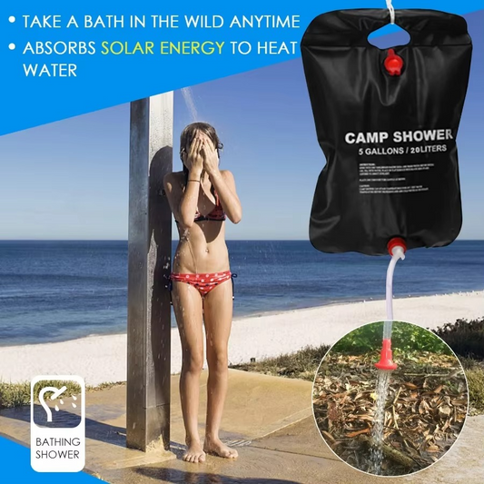 Campingdouche - AquaPro - Draagbaar Ontwerp - Zonneverwarmd