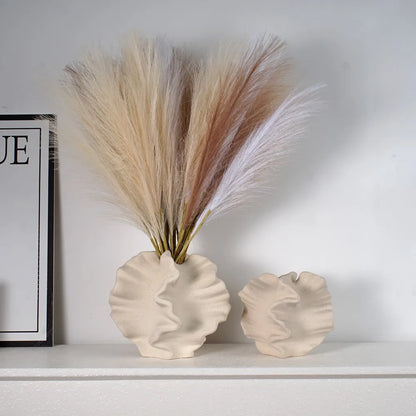 Keramische Vaas - NordicStyle - Koraal Design - Stijlvolle Decoratie