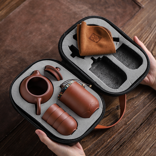Theeset - TravelTea - Draagbaar Design - Traditionele Stijl