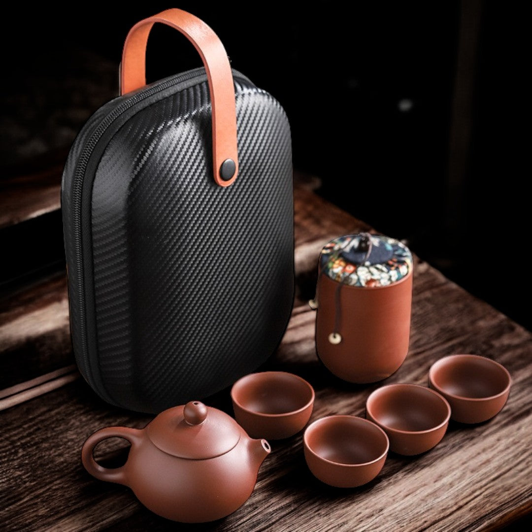 Theeset - TravelTea - Draagbaar Design - Traditionele Stijl