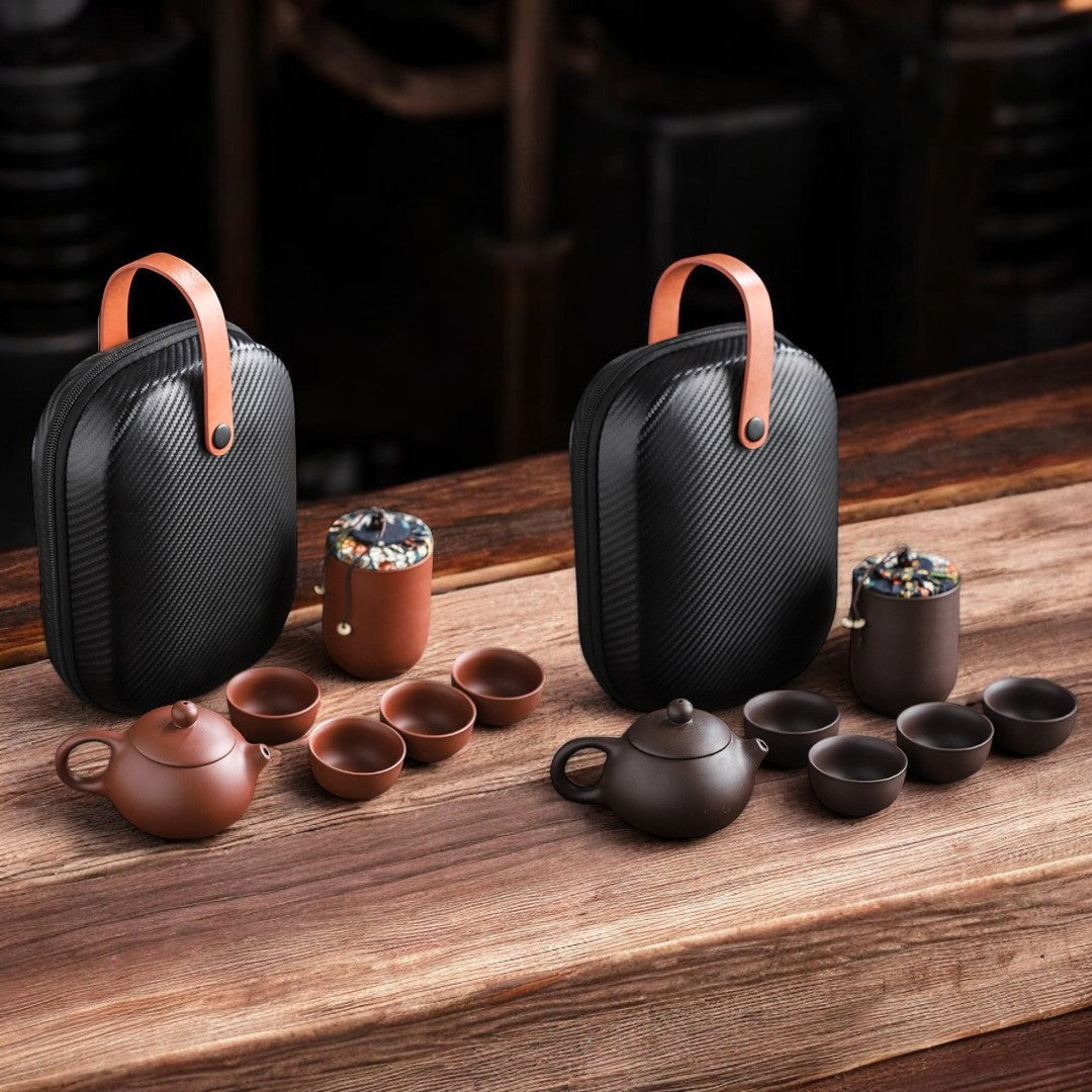 Theeset - TravelTea - Draagbaar Design - Traditionele Stijl