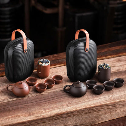Theeset - TravelTea - Draagbaar Design - Traditionele Stijl