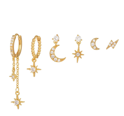 Ster Oorbellen Hangers – Astriva – Hemelse Sieraden – Elegant Cadeau voor Haar