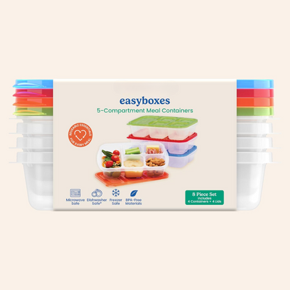 Duurzame Opbergdozen - EcoPack - Meerdere Compartimenten - Stapelbaar Ontwerp