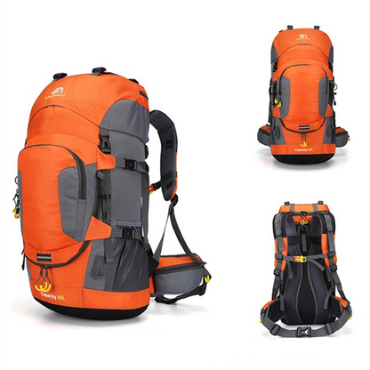 Waterdichte Rugzak - TrekPro - 60L Capaciteit - Ideaal voor Buitenavonturen