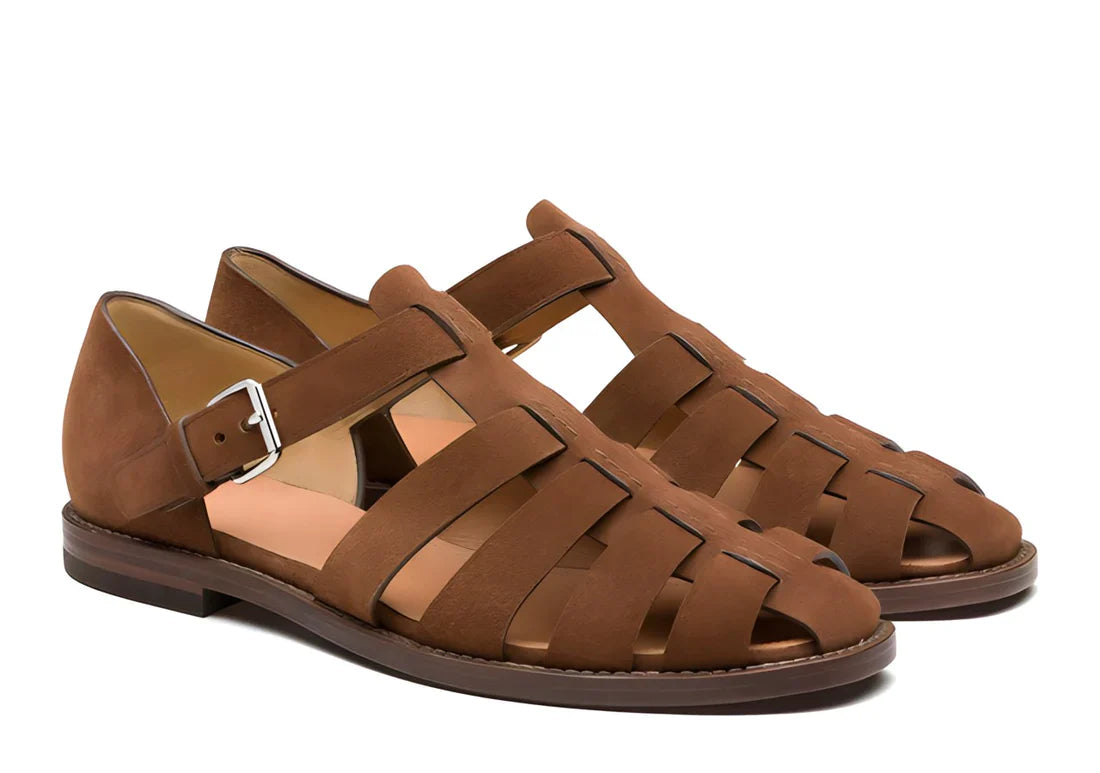 Heren Sandalen - SoleCraft - Lederen Comfort - Outdoor Mode