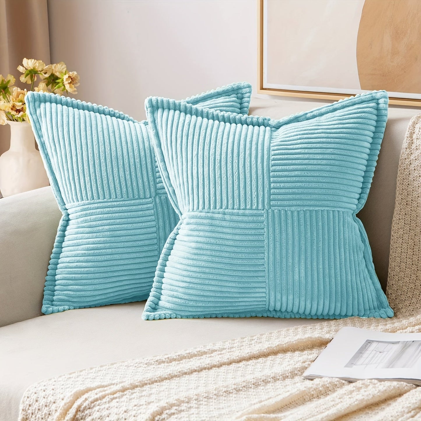 Kussenhoes - CozyNest - Decoratief Ontwerp - Zachte Stof