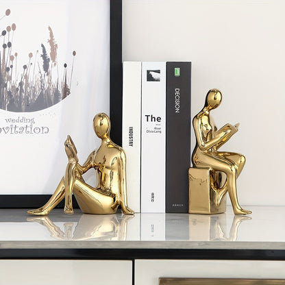 Keramische Boekensteunen - Luxera - Abstract Ontwerp - Moderne Woondecoratie