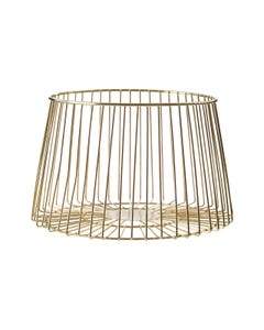 Draadmand - AuraGold - Gouden Design - Elegante Opslag