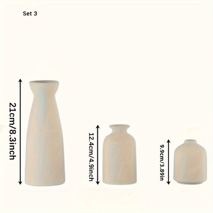 Vazen Set - Elegance - Keramisch Design - Stijlvolle Décor