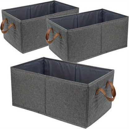 Opbergmanden - OrganizePro - Opvouwbaar Design - Set van 3