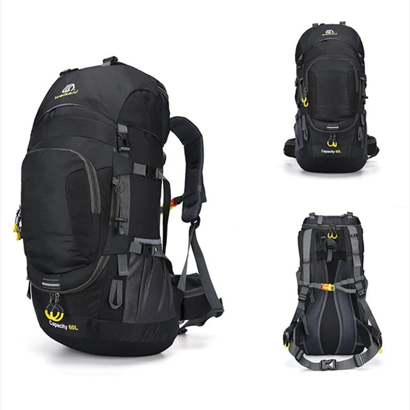 Waterdichte Rugzak - TrekPro - 60L Capaciteit - Ideaal voor Buitenavonturen