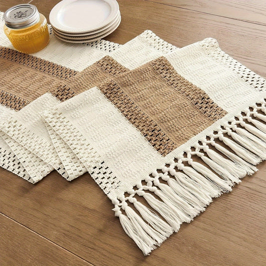 Tafelkleed - LoomCraft - Bohemian Stijl - Franje Design