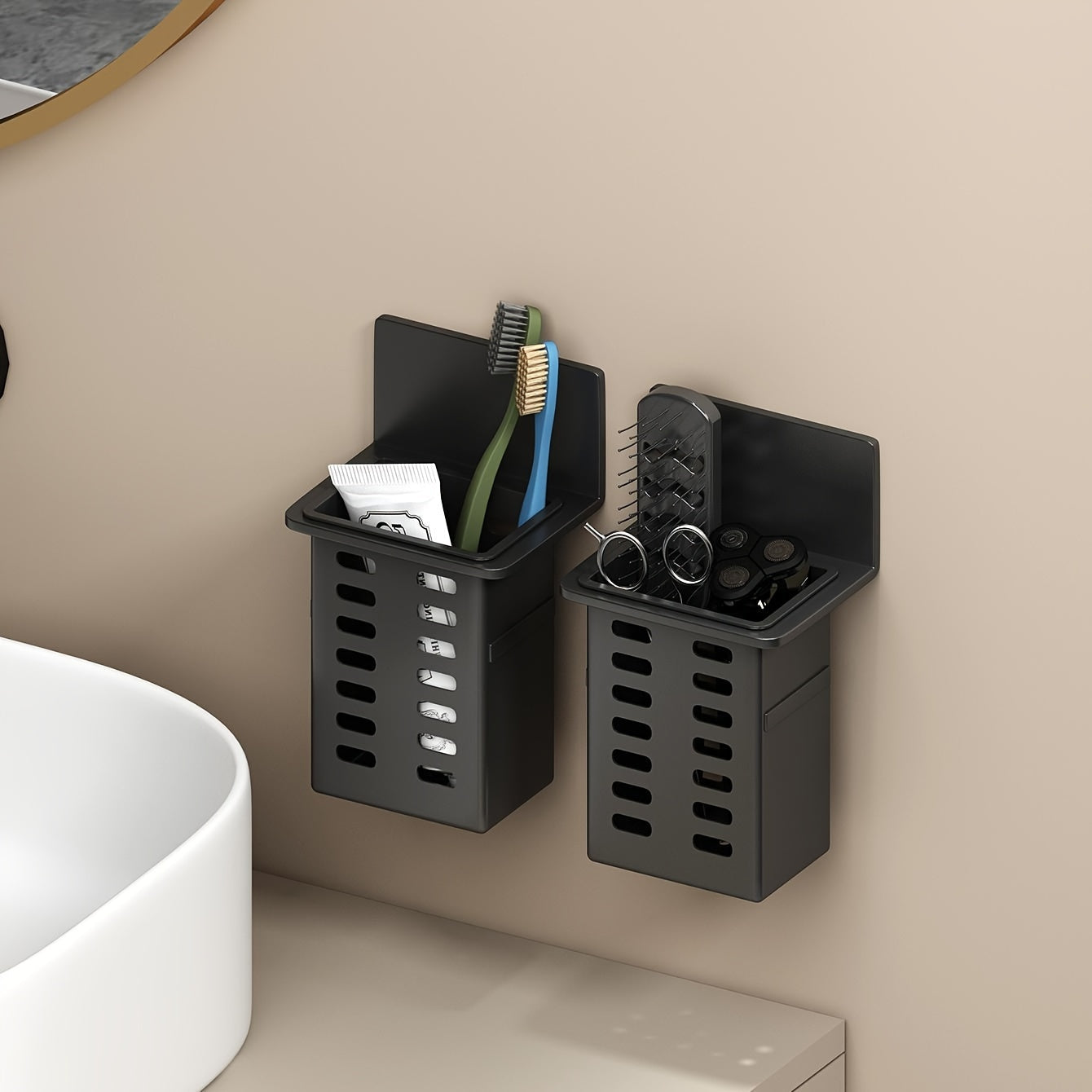 Tandenborstelhouder - WallMax - Zelfklevend Rek - Ruimtebesparende Organizer