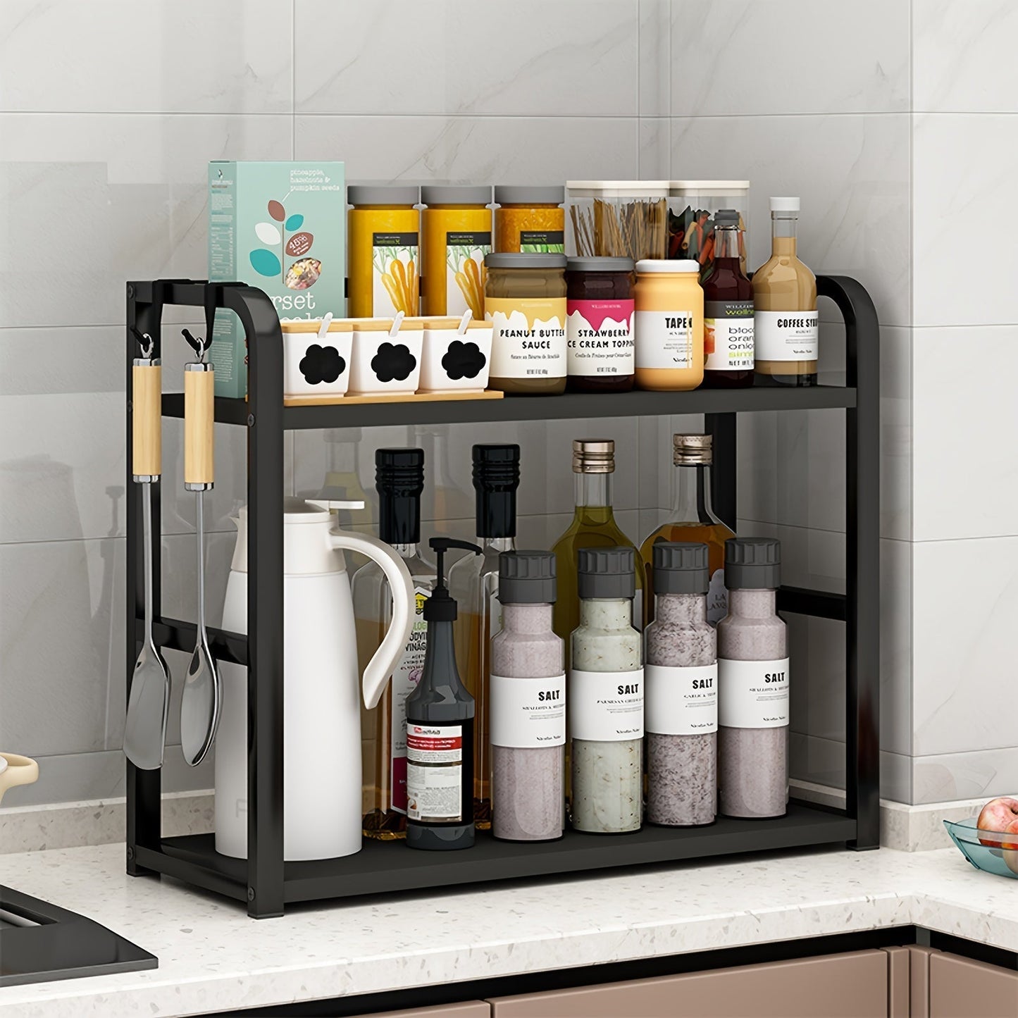 Keukenopbergrek - SpiceMate - 2-Laags Organizer - Keukenopslagrek