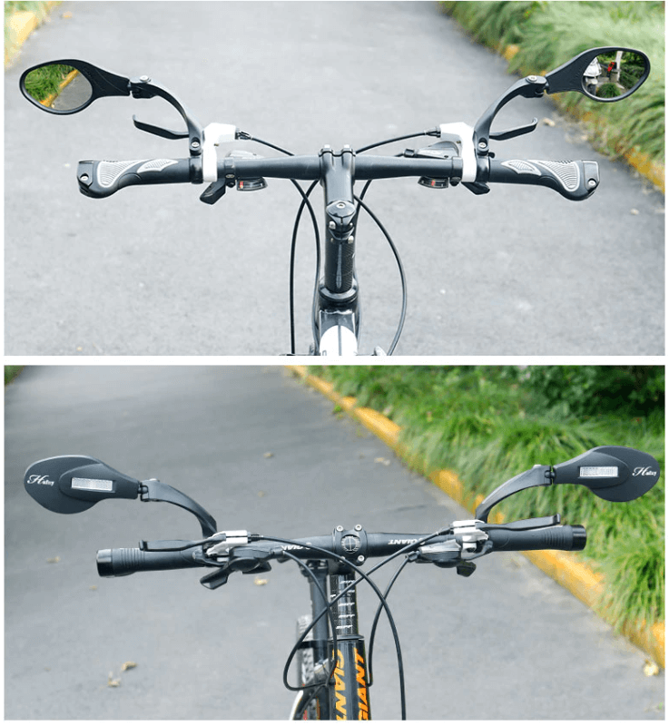 Fiets Achteruitkijkspiegel - VisionMax - Verstelbare Hoek - Breed Bereik Reflector