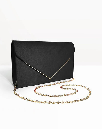 Clutch Tas - VelvetEase - Suède Stijl - Elegante Envelop