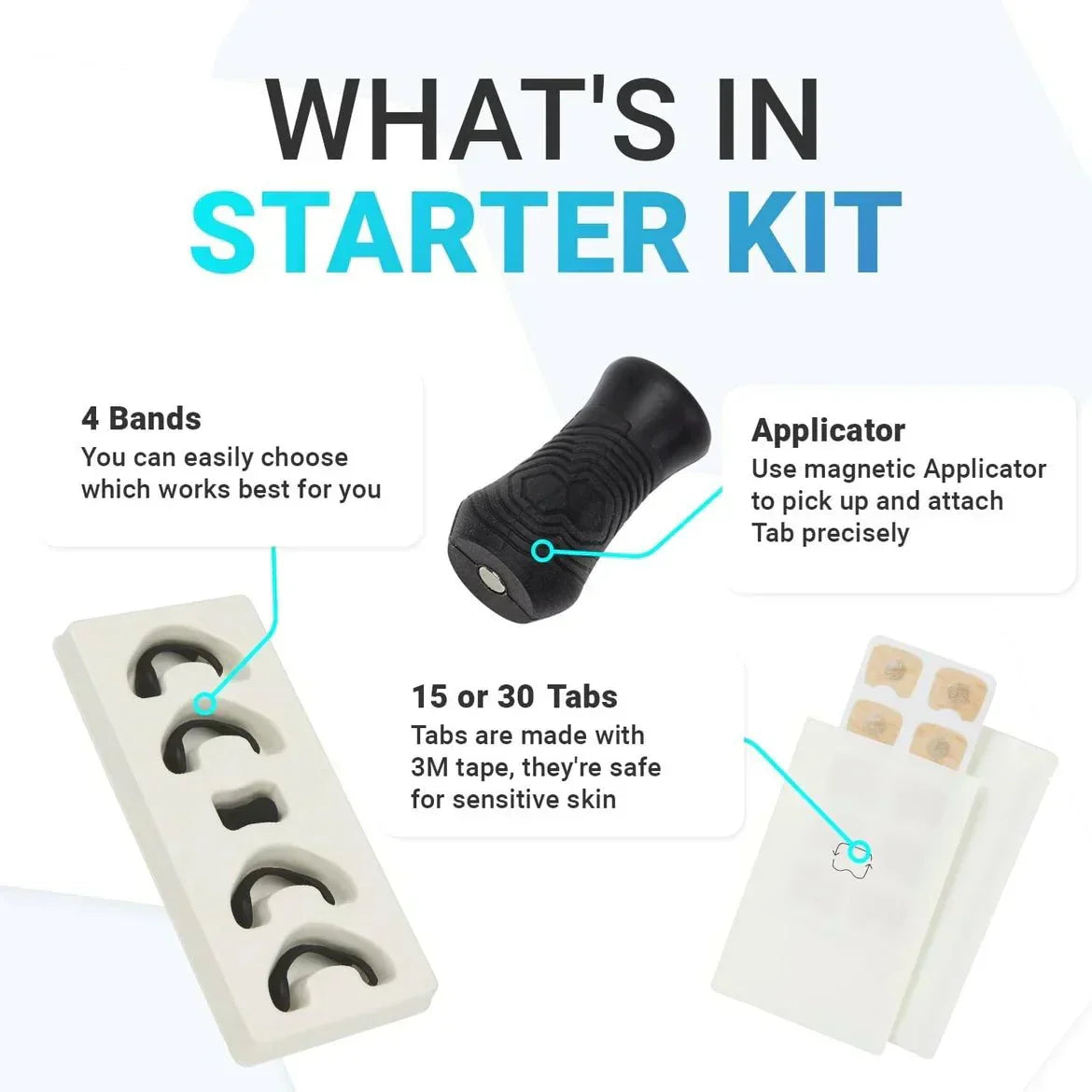 Neusstrips - BreathEase - Magnetisch Ontwerp - Snurken Verlichting