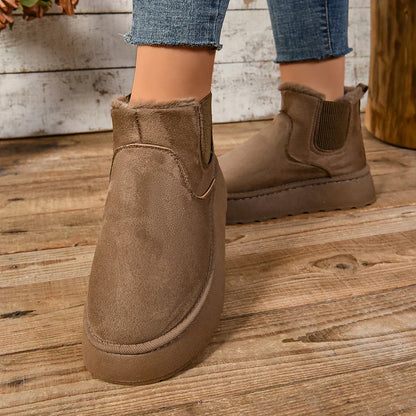 Winterlaarzen - SnowFlex - Suède Leer - Pluche Warmte