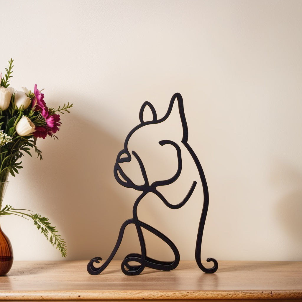 Hondensculptuur - Artistry - Abstract Design - Unieke Woondecoratie