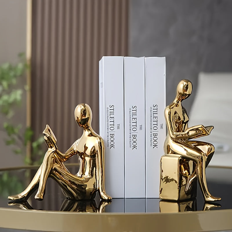 Keramische Boekensteunen - Luxera - Abstract Ontwerp - Moderne Woondecoratie