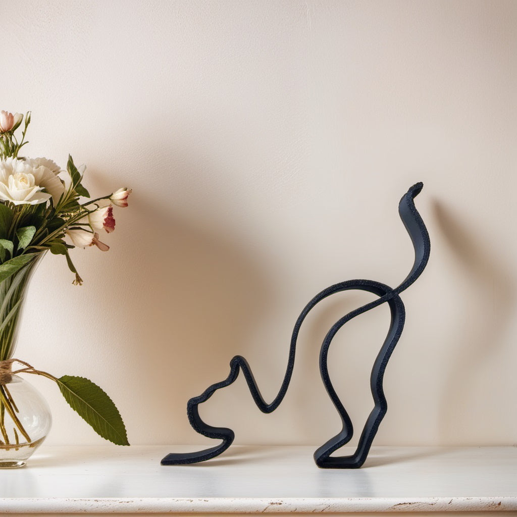 Hondensculptuur - Artistry - Abstract Design - Unieke Woondecoratie