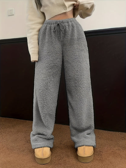 Dames Joggingbroek Lounge - Sherlina - Teddy Fleece Comfort - Warme Winterbroek