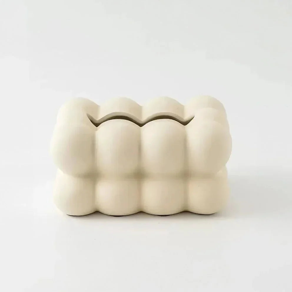 Tissue Box - LuxeBubble - Keramisch Design - Elegante Opslag