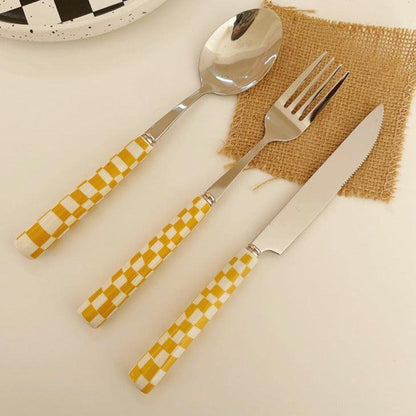 Bestek Set - DiamondCut - Roestvrijstaal - Kleurrijk Design