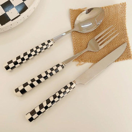 Bestek Set - DiamondCut - Roestvrijstaal - Kleurrijk Design