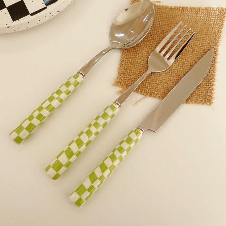 Bestek Set - DiamondCut - Roestvrijstaal - Kleurrijk Design