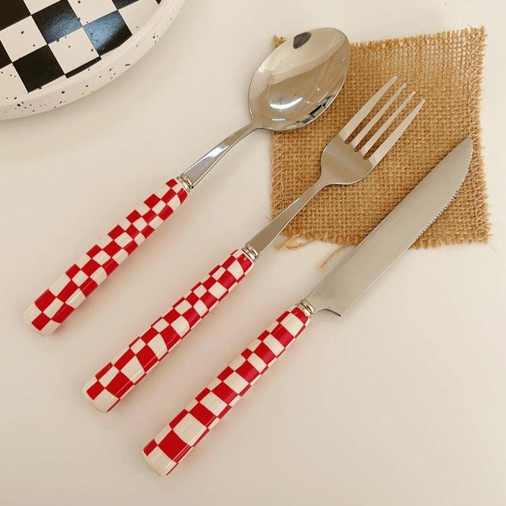 Bestek Set - DiamondCut - Roestvrijstaal - Kleurrijk Design
