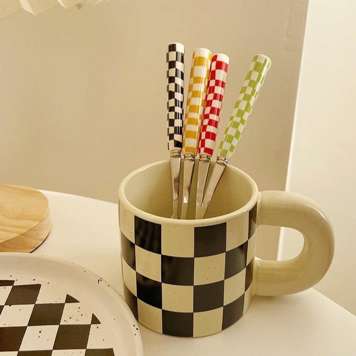 Bestek Set - DiamondCut - Roestvrijstaal - Kleurrijk Design