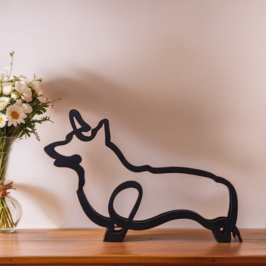 Hondensculptuur - Artistry - Abstract Design - Unieke Woondecoratie