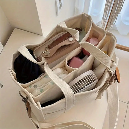 Canvas Tas - TrendTote - Multi-Pocket Design - Verstelbare Strap