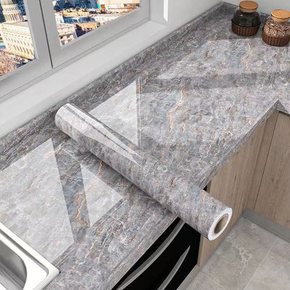 Zelfklevende Behang - LuxeMarble - Oliebestendig - Waterdichte PVC