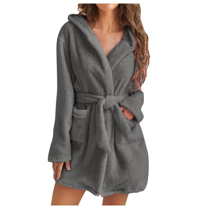 Badjas - PlushEase - Gevoerde Comfort - Winter Warmte