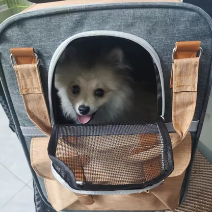 Dierenrugzak - PawLift - Ademend ontwerp - Waterdichte buitenkant