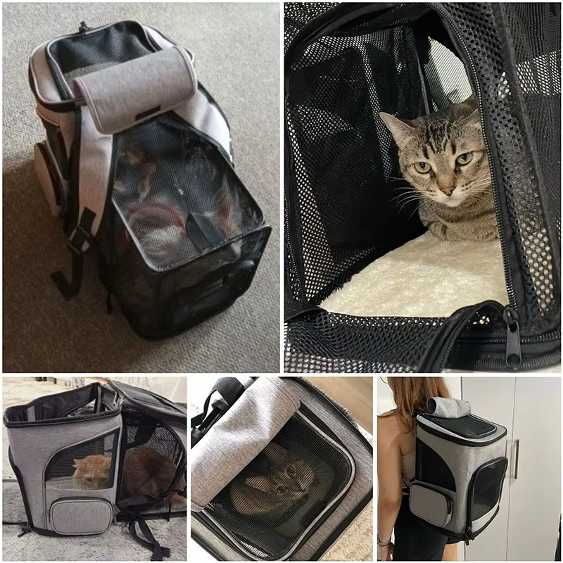 Huisdier Reisrugzak - PawVoyager - Opvouwbaar Ontwerp - Trolley Compatibel