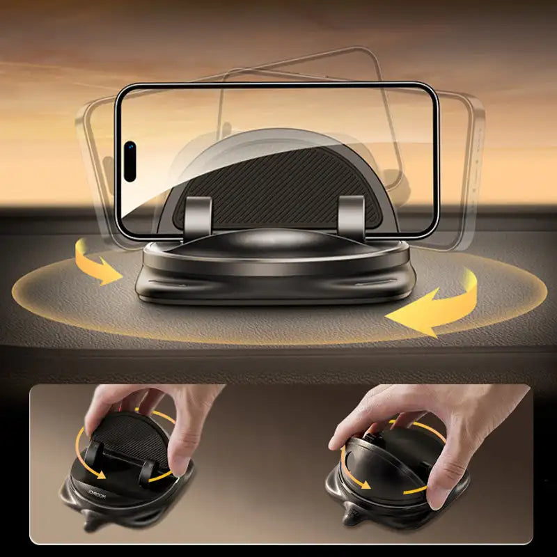 Rotating Telefoonhouder - SpinX - 360° Rotatie - Verstelbare Grip