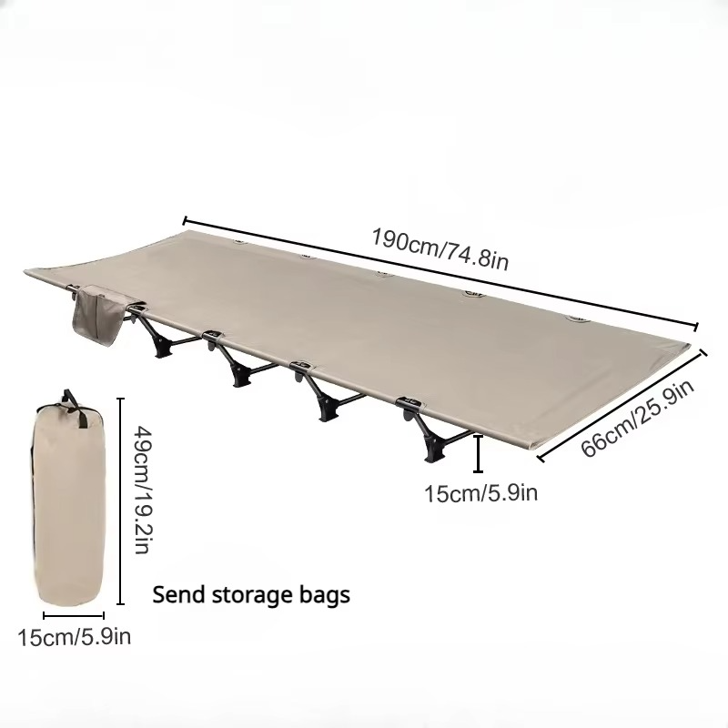 Opvouwbaar Kampeerbed - CampEase - Compact Ontwerp - Lichtgewicht Comfort