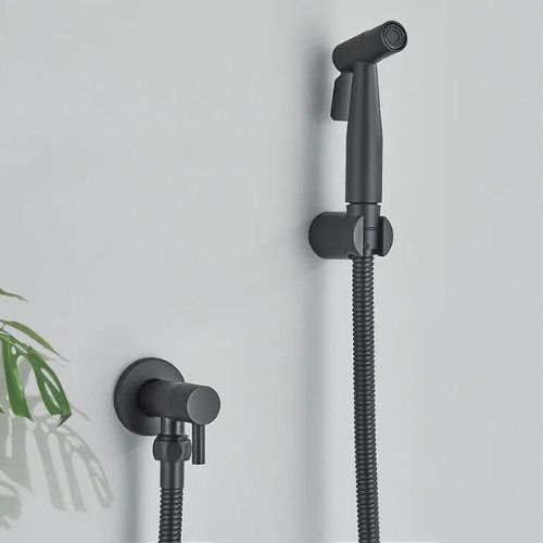 Toilet Bidet Spray - CleanFlow - Geborsteld Goud - Roestvrij Staal