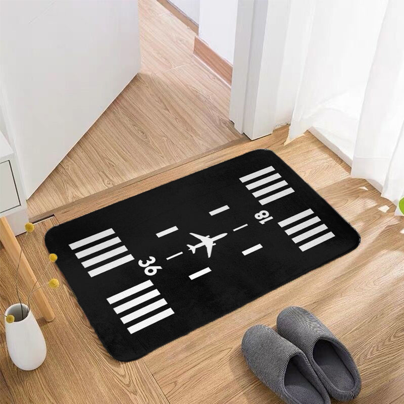 Deurmat - RunwayStyle - Vliegveld Patroon - Antislip Design