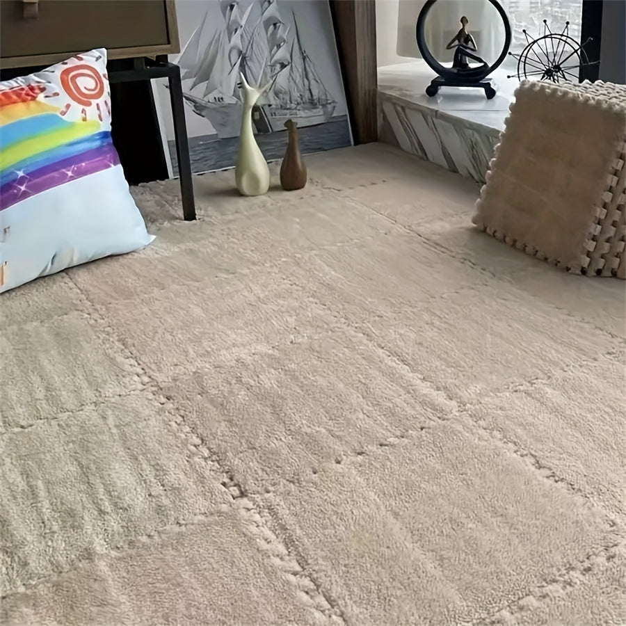 Vloerkleed Set - CozyTiles - Zacht Mat - Wasbaar & Anti-Drop