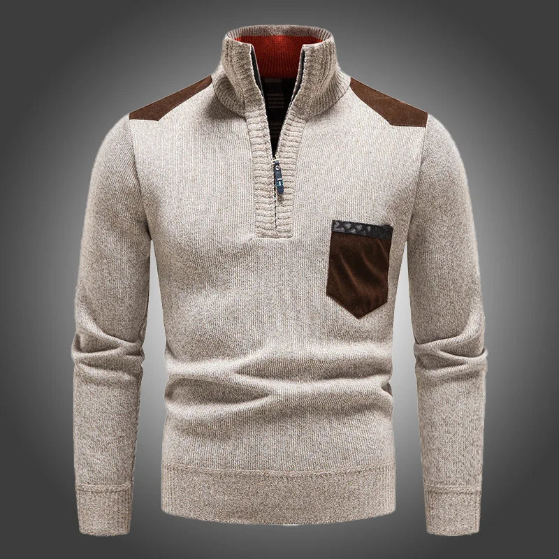Fleece Trui - ArcticFlex - Halve Rits - Winter Warmte