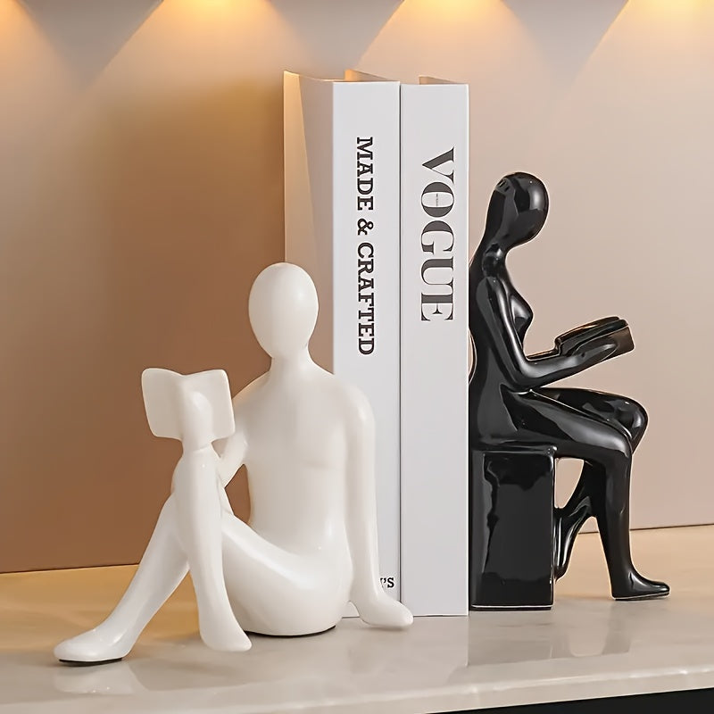 Keramische Boekensteunen - Luxera - Abstract Ontwerp - Moderne Woondecoratie