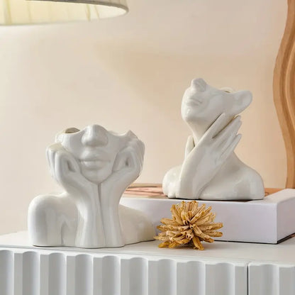 Decoratieve Vaas - Artisva - Sculpturaal Design - Creatief Ornament